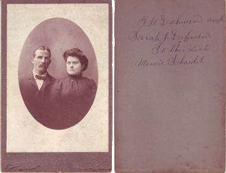 F. W. & Sarah J. Dahmen